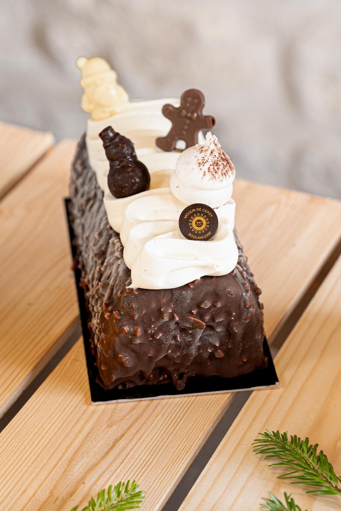 BÛCHE TRIO CHOCO 4-6 pers du Moulin de Cepoy