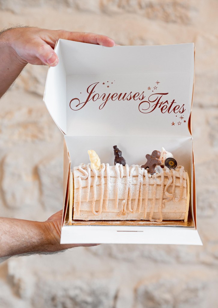 BÛCHE SYMPHONIE D'HIVER 4-6 pers du Moulin de Cepoy